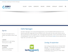 Tablet Screenshot of cgkv-nijmegen.nl